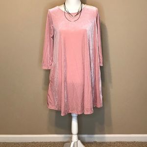 💕PRICE DROP 💕 Velvet 3/4 Sleeve Top/Dress